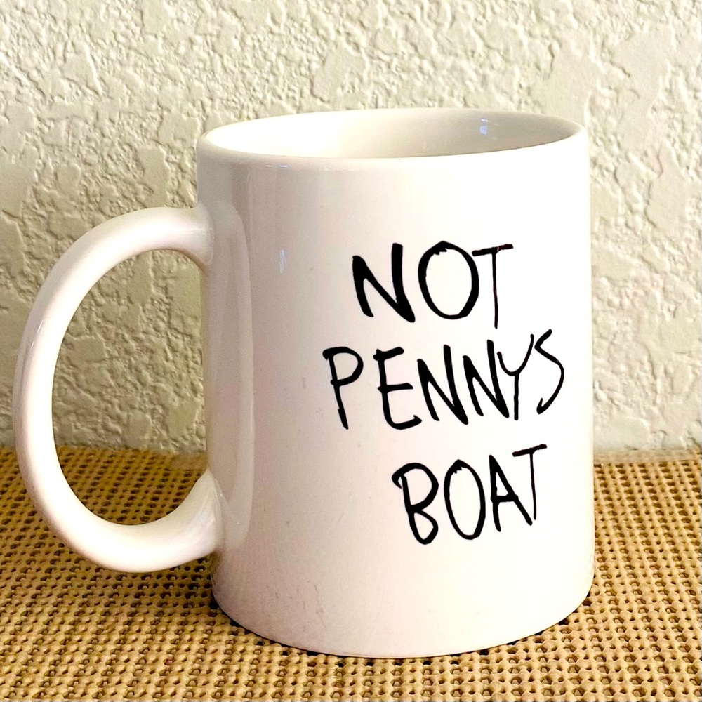LOST tv series Not Penny’s Boat coffee mug
